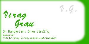 virag grau business card